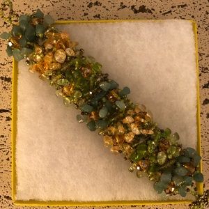 Chunky classy beaded bracelet